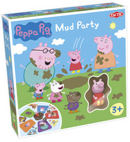 Świnka Peppa Błotna zabawa, gra planszowa, Tacit Games, Tactic