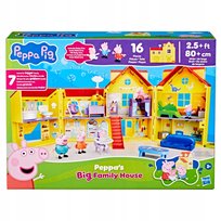 Świnka Peppa Duży Dom domek 80 cm. Peppy figurki i akcesoria Hasbro G0508