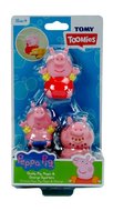 Świnka Peppa, figurki do wody z tatą, 3-pak&nbsp;-&nbsp;Świnka Peppa