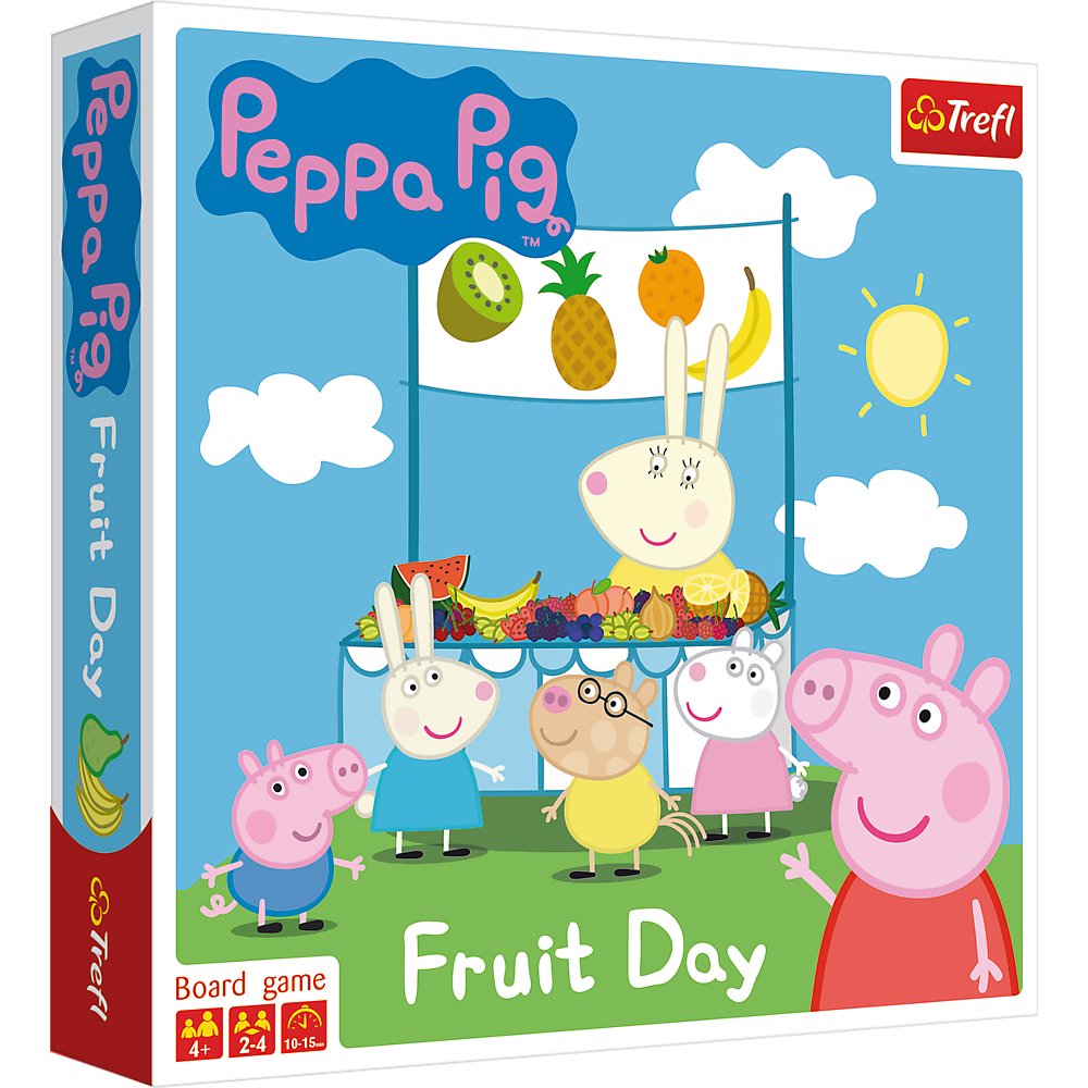 Zdjęcia - Gra planszowa Trefl Świnka Peppa Owocowy dzień Peppy, gra edukacyjna, 