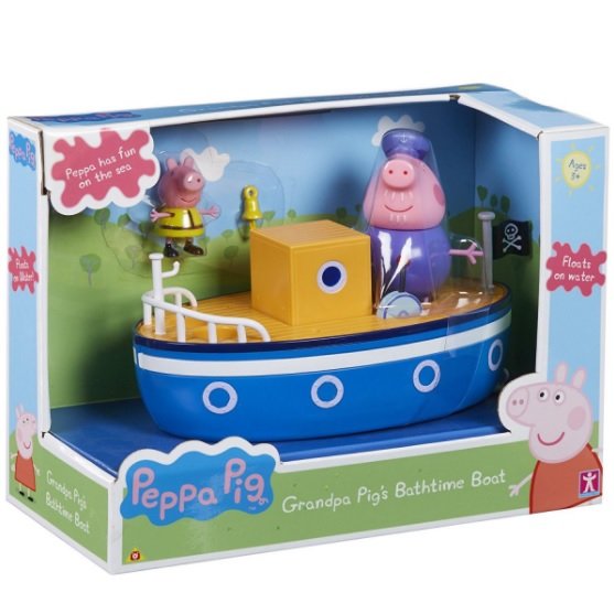 Zdjęcia - Zabawka do kąpieli TM Toys Świnka Peppa,  Łódka z figurkami 