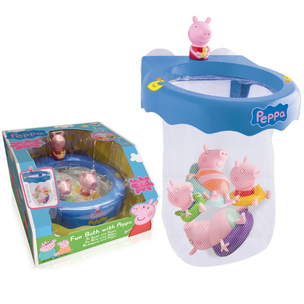 Świnka Peppa, zestaw do kąpieli z siatką