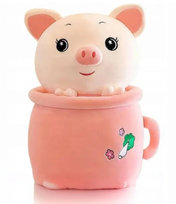 Świnka W Kubku Maskotka Pluszak Dla Dzieci Viral Przytulanka