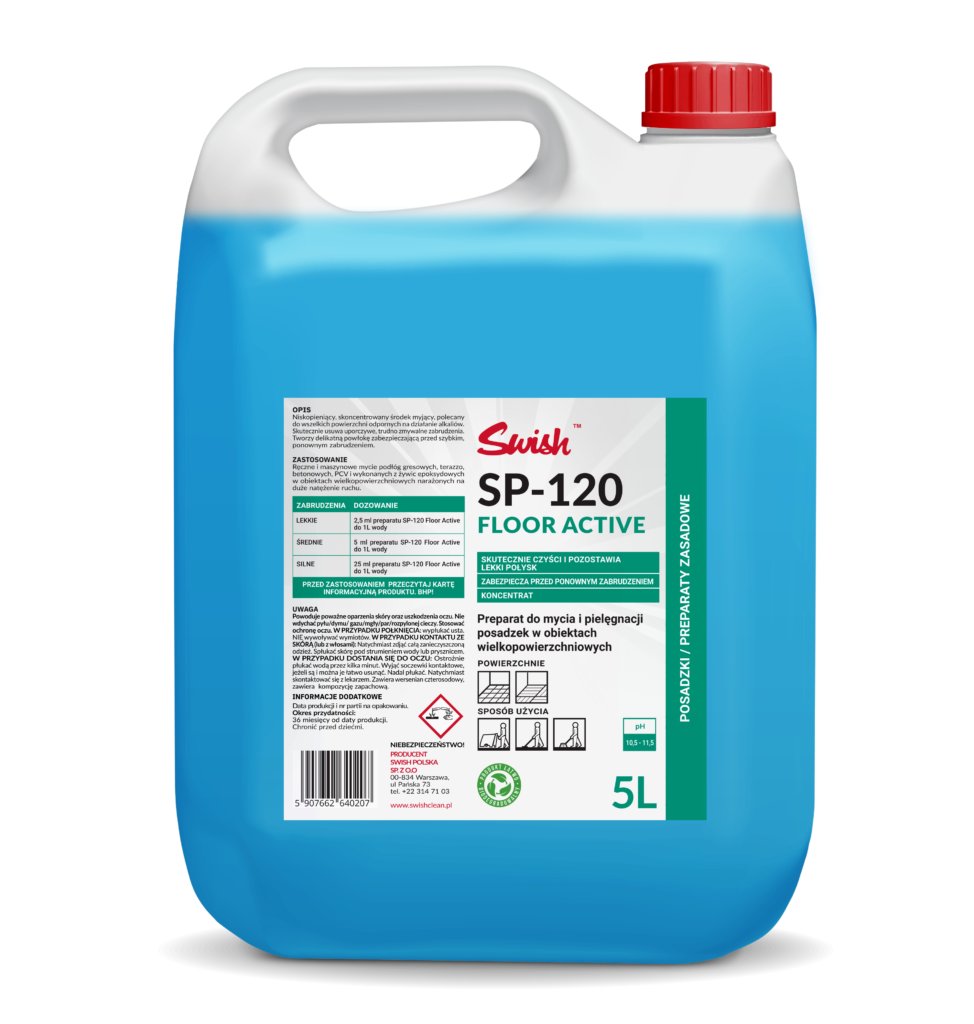 Silny Swish SP-120 Silny Płyn do Mycia Podłóg 5L - SWISH | Sklep EMPIK.COM