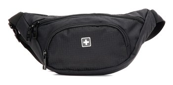 SwissBags, Saszetka biodrowa, Luzern, 3L, czarny - SwissBags