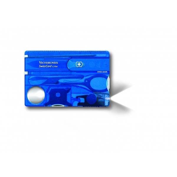 Zdjęcia - Nóż / multitool SwissCard Lite niebieski transparentny
