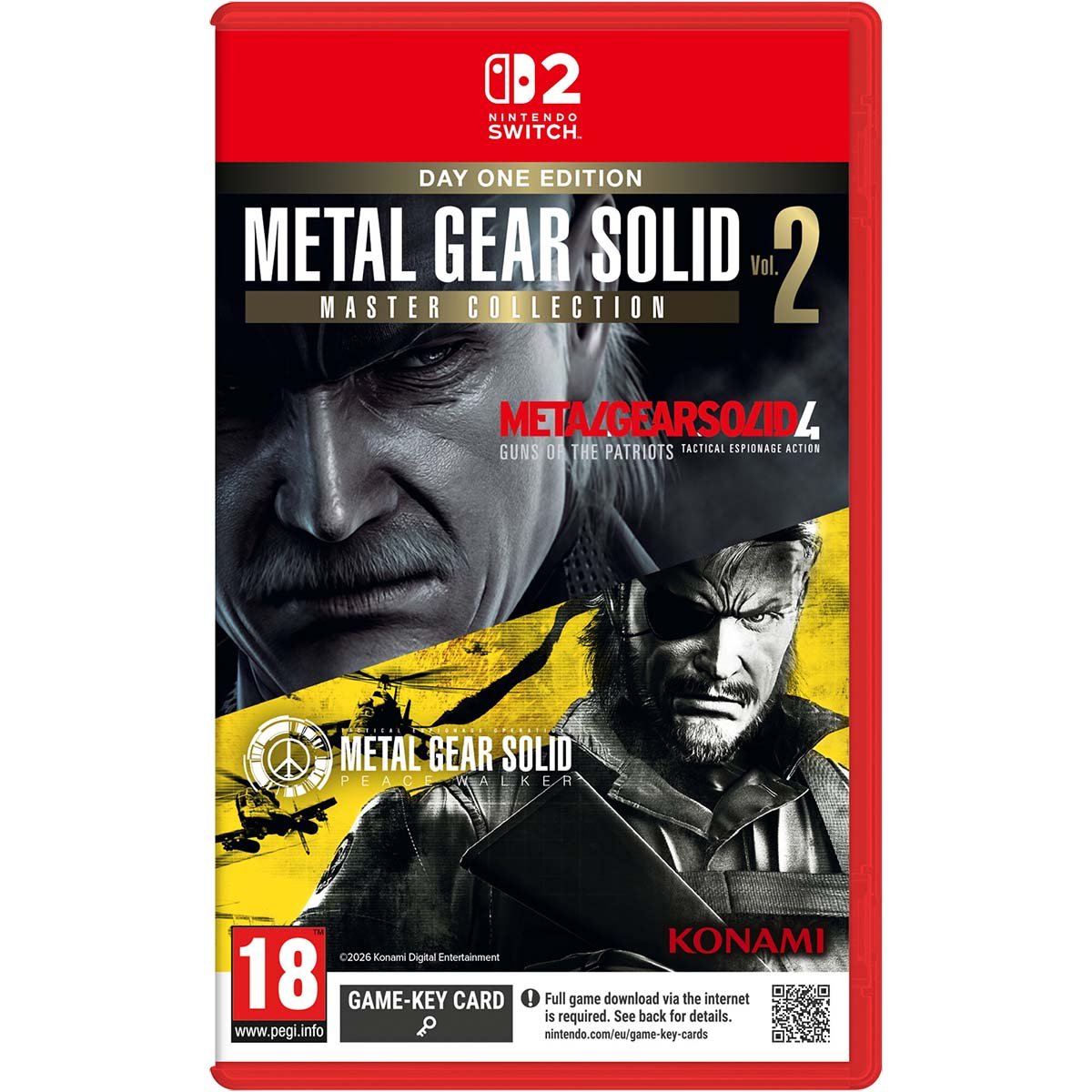 Switch 2 Metal Gear Solid: Master Collection Volume 2 - Day One Edition