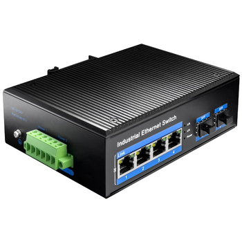 SWITCH LAN 4xRJ45 2xSPF IG1004S2 1Gbps przemysłowy - Cudy