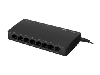 Switch LANBERG DSP2-1008-12V 8X 1GB/S GIGABIT ETHERNET DESKTOP 12V 8 portów - LANBERG
