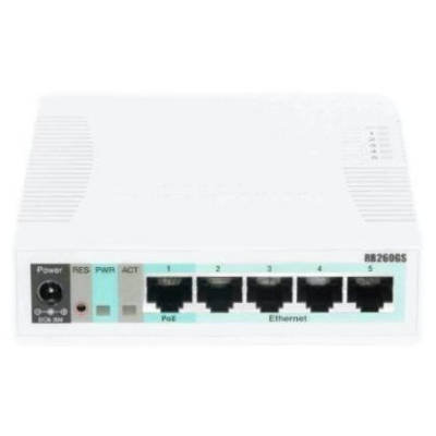 Switch Mikrotik CSS106-5G-1S 5x 10/100/1000 RB260GS - MikroTik | Sklep ...