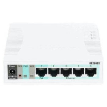 Switch Mikrotik CSS106-5G-1S 5x 10/100/1000 RB260GS - MikroTik