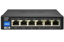 SWITCH PoE | BCS-B-SP0402 | 4xPoE 2xUPLINK 100Mb/s BCS