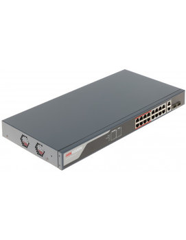 Switch PoE DS-3E1318P-EI 18-PORTOWY + 2 x SFP Hikvision - HikVision