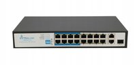 Switch PoE / PoE+ 16 PORT VIRTUS V3 + Kabel Extralink