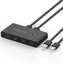 Switch przełącznik KVM USB 2x4 UGREEN, USB 2.0 uGreen