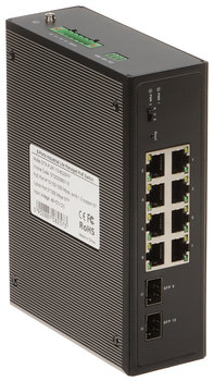 SWITCH PRZEMYSŁOWY POE GTX-PLM1-10-8G2SFP 8-PORTOWY SFP - DELTA