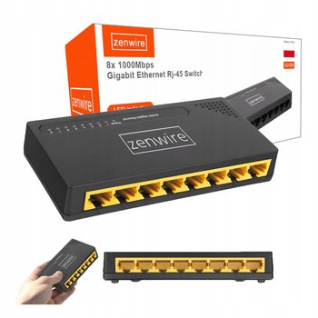 Switch Rozdzielacz LAN 8 Portów Gigabit Ethernet RJ45 1000 MB do Internetu - Inny producent