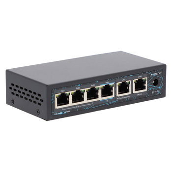 Switch Vidiline 4x PoE 100Mb/s 2x RJ45 100Mb/s 60W z funkcj�� extendera PoE VIDI-F0420F-EXT - VidiLine