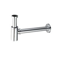 Syfon butelkowy Tiana, Chromowany, Regulowany