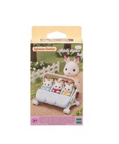 Sylvanian Families, Figurki Kolekcjonerskie, Zestaw Kolekcjonerska Spacerówka Dla Trojaczków