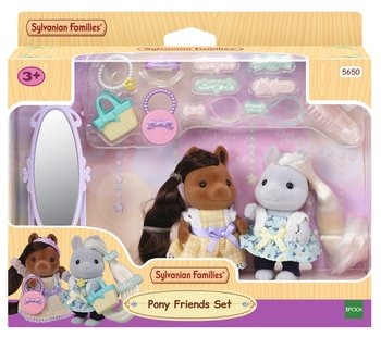 Sylvanian Families, Figurki Kolekcjonerskie, Zestaw Przyjaciele Kucyka z Długimi Włosami, 5650, 2 szt. - Sylvanian Families