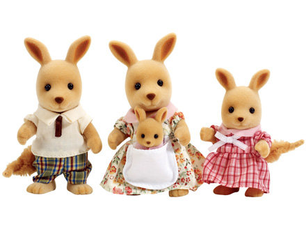 Sylvanian Families, Figurki Kolekcjonerskie, Zestaw Rodzina Kangurków