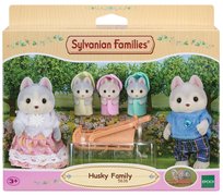 Sylvanian Families, Figurki Kolekcjonerskie, Zestaw Rodzina Piesków Husky, 5636