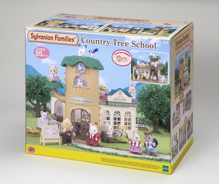 Sylvanian Families, Figurki Kolekcjonerskie, Zestaw Wiejska Szkoła Na Drzewie
