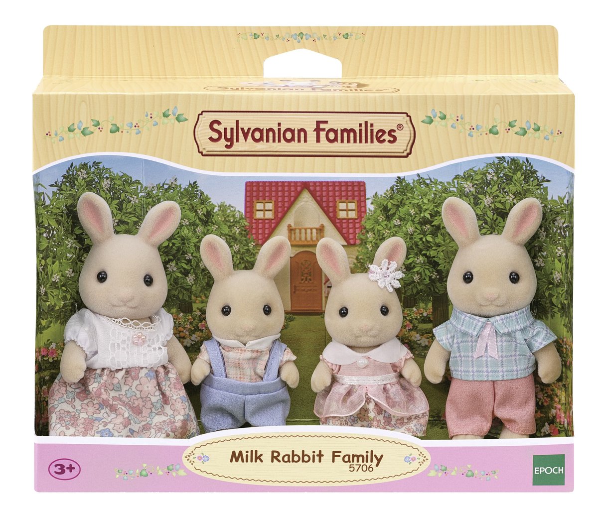 Zdjęcia - Figurka / zabawka transformująca Sylvanian Families , Rodzina biszkoptowych królików, 5706 