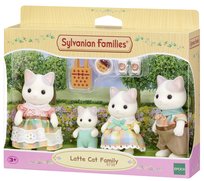 Sylvanian Families, rodzina kotków, Latte Cat Family Sylvanian Families