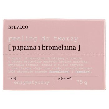Sylveco, Peeling Do Twarzy Papaina I Bromelaina, 75g - Sylveco