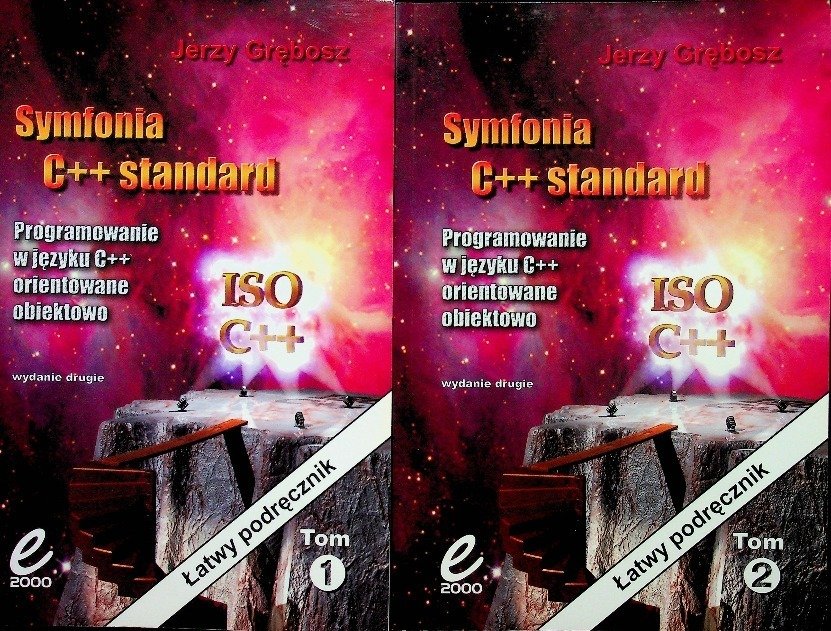 Symfonia C++ Standard Tom 1 i 2 - Grębosz Jerzy | Książka w Empik