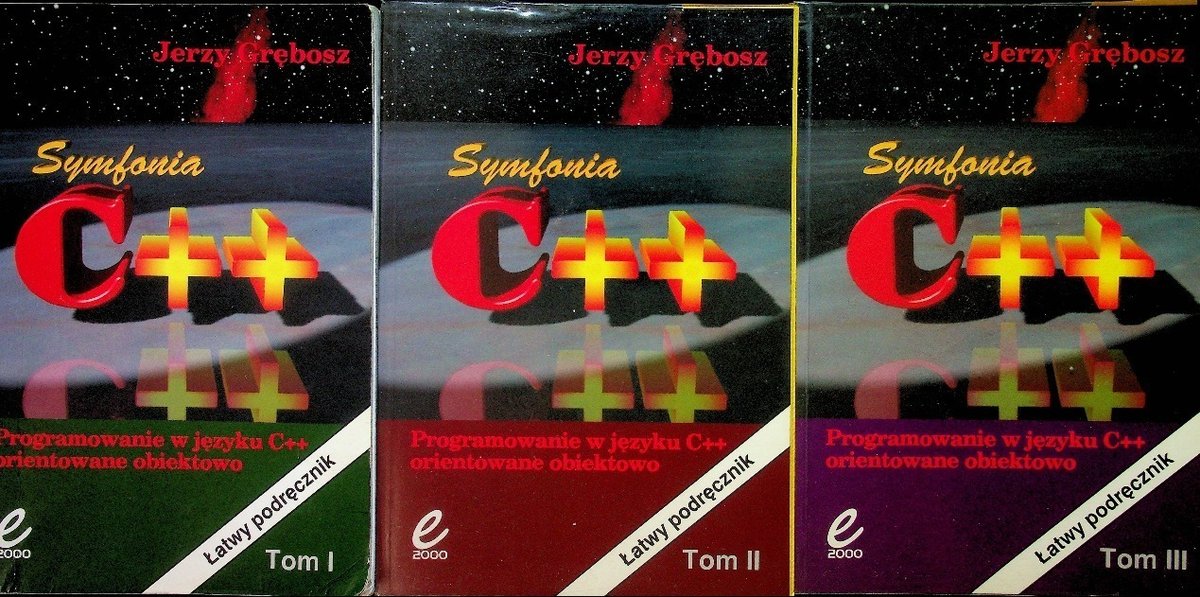 Symfonia C++, Tom I do III - Grębosz Jerzy | Książka w Empik