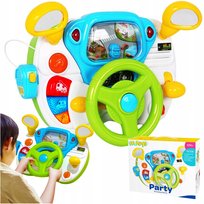 Symulator jazdy internaktywny gra świeci kierownica zmiana biegów tor jazdy