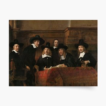 Syndycy cechu sukienników, Rembrandt van Rijn, Plakat Premium 60x40cm - Empik Foto