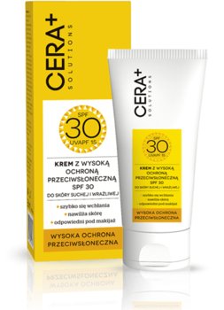 Synoptis Pharma, Cera+ Solutions, Krem z wysoką ochroną przeciwsłoneczną SPF 30, 50 ml - SYNOPTIS PHARMA