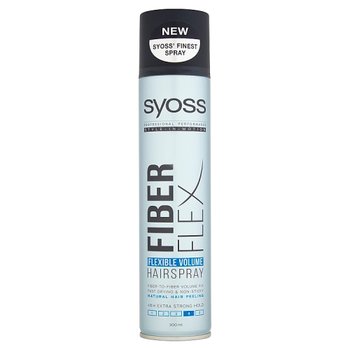 Syoss, Fiber Flex, lakier do włosów Extra Mocny Flexible Volume, 300 ml - Syoss