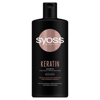 Syoss, Keratin, szampon do włosów słabych i łamliwych, 440 ml - Syoss
