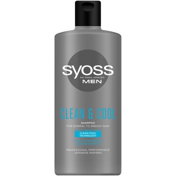 Syoss, Men Clean & Cool, szampon do włosów normalnych i przetłuszczających się, 440 ml - Syoss