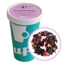 Sypana herbata owocowa Berry Flamingo jagoda rodzynki 230g napar premium - herbata liściasta sypana mieszanka napar susz