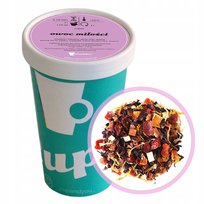 Sypana herbata owocowa OWOC MIŁOŚCI dzika róża hibiskus 150g premium - herbata liściasta sypana mieszanka napar susz