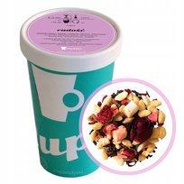 Sypana herbata owocowa RADOŚĆ smak kandyzowanego jabłka mieszanka PREMIUM - herbata liściasta sypana mieszanka napar susz