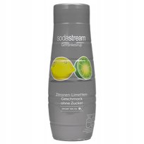 Syrop cytrynowo-limonkowy SODASTREAM Zero Sugar - koncentrat 440 ml do saturatora bez cukru napój gazowany bez kalorii SodaStream