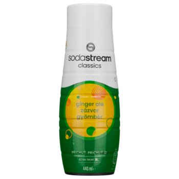 Syrop do napojów SODASTREAM Ginger Ale 440ml - koncentrat do wody gazowanej napój imbirowy bez konserwantów. - SodaStream