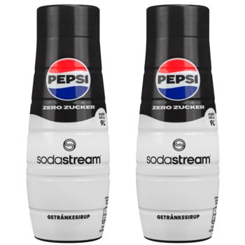 Syrop do wody SODASTREAM Pepsi Zero, 2 szt. - 440 ml koncentrat bez cukru do saturatora napój gazowany - SodaStream