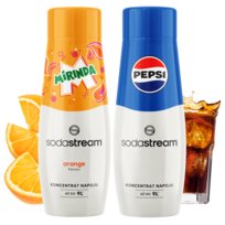 Syrop Koncentrat Pepsi + Mirinda Do Saturatora Sodastream 9L Napoju Z 440 Ml