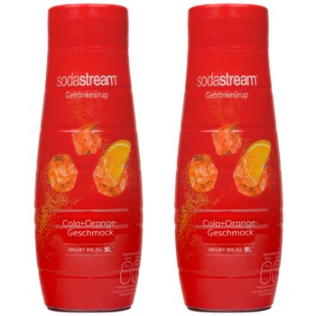 Syrop SodaStream COLA ORANGE SODASTREAM, 2 szt. - koncentrat do saturatora napój gazowany 9l niskokaloryczny smak cola pomarańcza - SodaStream