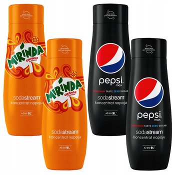 Syropy saturatora Sodastream Pepsi Max Mirinda x 4 - SodaStream