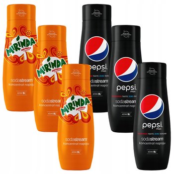 Syropy saturatora Sodastream Pepsi Max Mirinda x 6 - SodaStream