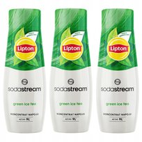 Syropy SODASTREAM 3 x Lipton Green Ice Tea Zielona Mrożona Herbata 440 ml
